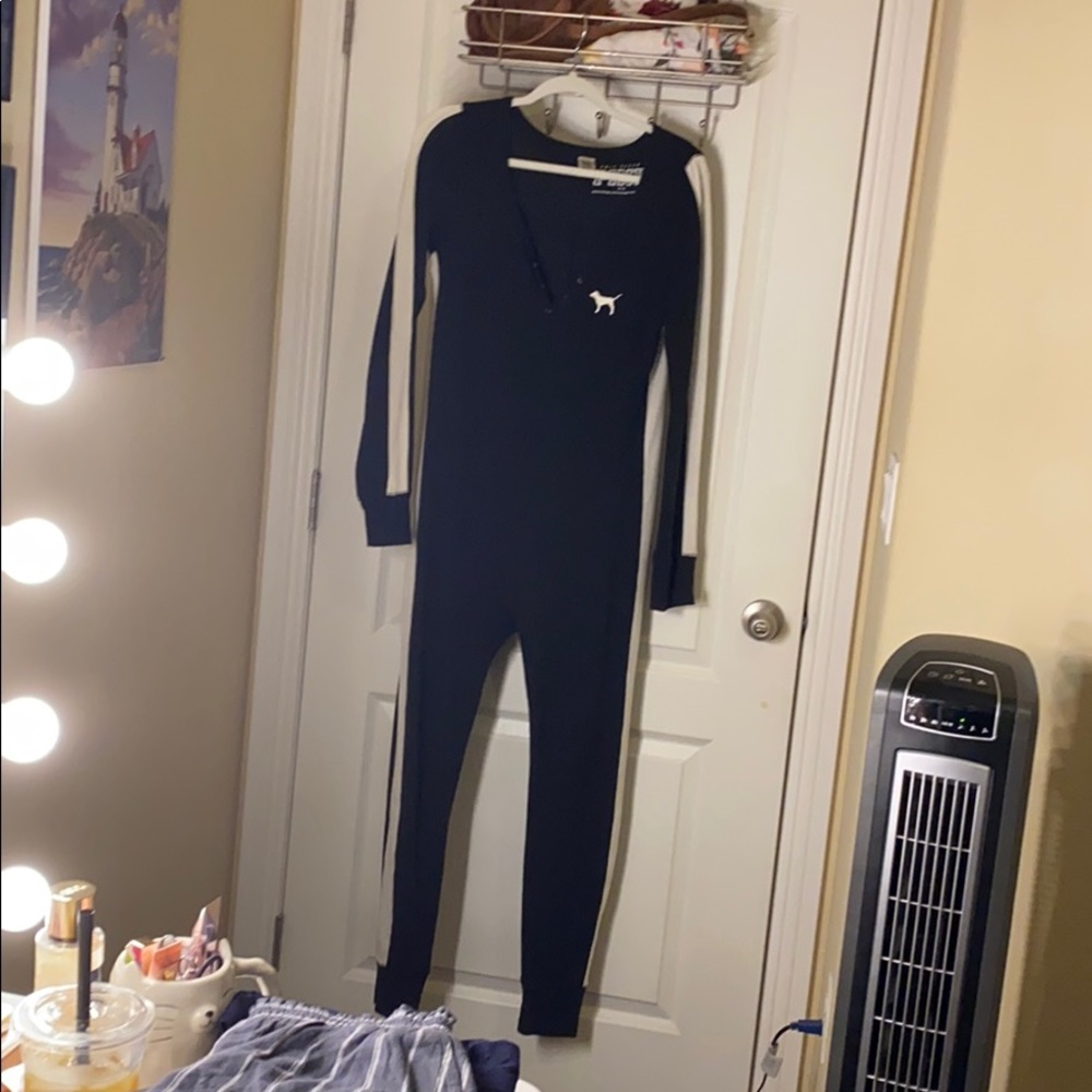 Pink Victoria’s Secret onesie